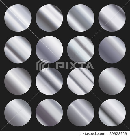 Set of 16 pcs. steel backgrounds texture - Vector Set of 16 pcs. steel backgrounds texture - Vector 89928539
