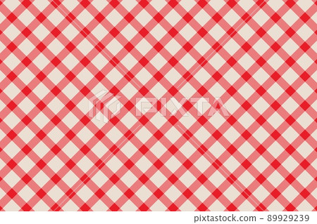 Red Gingham pattern. Texture from rhombus/squares for - plaid, tablecloths, clothes, shirts, dresses, paper, bedding, blankets, quilts and other textile products Red Gingham pattern. Texture from rhombus/squares for - plaid, tablecloths, clothes, shirts, dresses, paper, bedding, blankets, quilts and other textile products 89929239