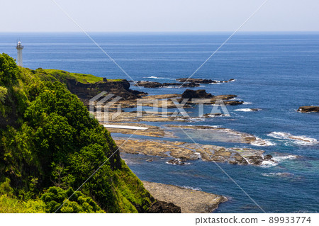[Sado, Niigata Prefecture] Sawasaki Lighthouse, the westernmost point of Sado 89933774