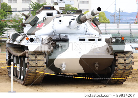 森佐站展出的冬季迷彩74式坦克 89934207