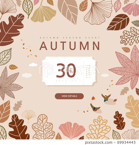 Autumn, shopping, pop-up, banner, emotion Autumn, shopping, pop-up, banner, emotion 89934443