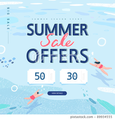 Summer, shopping, banner, event Summer, shopping, banner, event 89934555