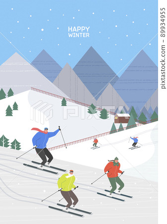 Winter, emotion, travel 89934955