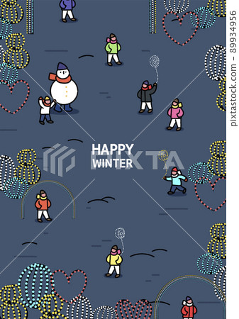 Winter, emotion, travel 89934956