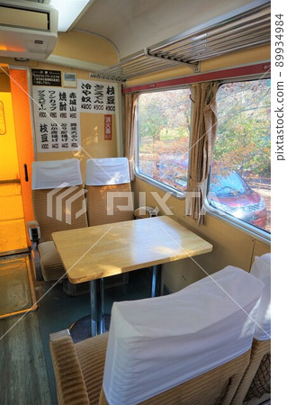 Watarase Valley Railway Train Restaurant Clear Stream Kobe Station Limited Express Train Seat 89934984