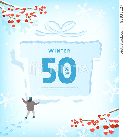 冬季，購物，事件，流行音樂，橫幅 89935127