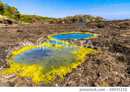 [新潟縣佐渡地質公園] 由海底火山構成的海岸線 宿根木 89935258