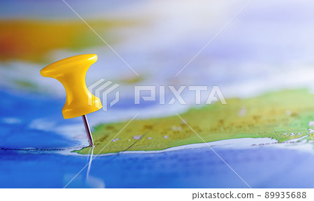 travel background, destination on the world map 89935688