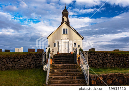The Wooden Church on Southern Coast of Iceland, called Strandarkirkja The Wooden Church on Southern Coast of Iceland, called Strandarkirkja 89935810