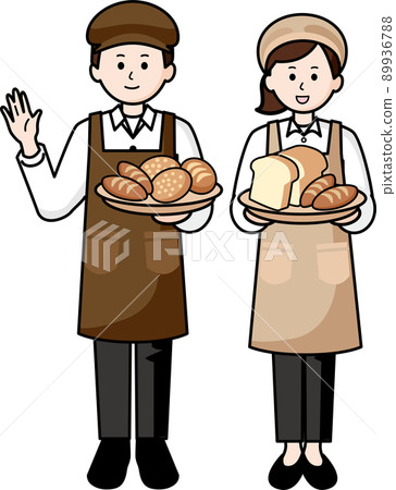 Bakery men and women 89936788