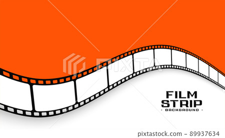 film strip background with text space vector illustration 89937634