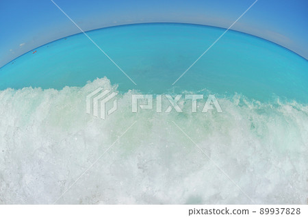 Waters of Ionian sea, near Agios Nikitas, Lefkada 89937828