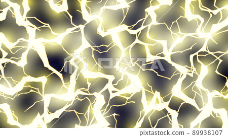 Cool thunder background _ effect _ anime style _ yellow _ 16: 9 89938107