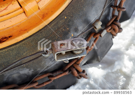 Snowplow tire chains, wheel loaders Snowplow tire chains, wheel loaders 89938563