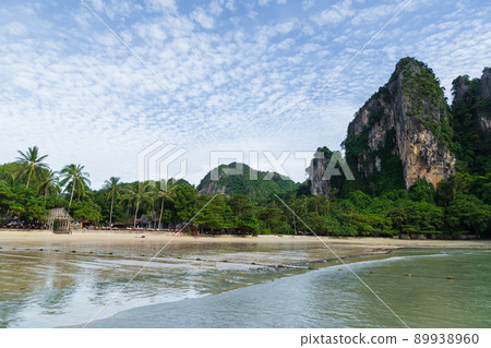 Views of the exotic beach of Railay, Krabi, Andaman Sea, Thailand 89938960
