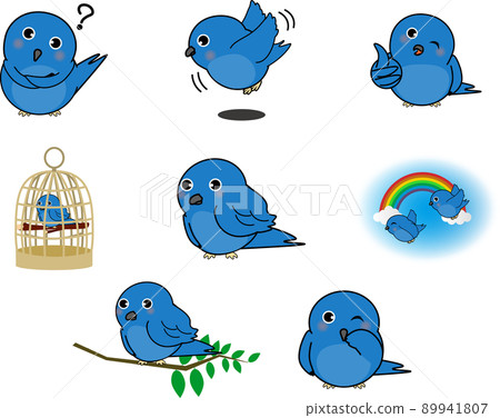 Blue bird set 1 89941807