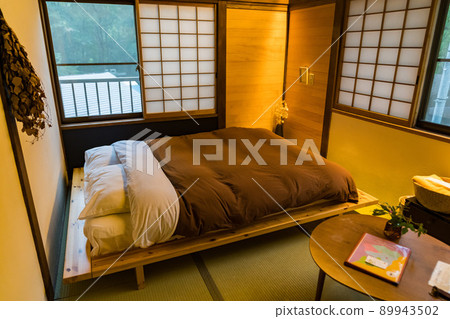 日式房間雙人床旅館 89943502