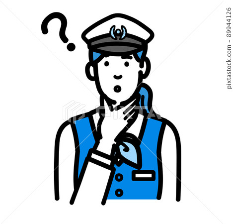 A driver woman thinking with her hand on her chin 89944126