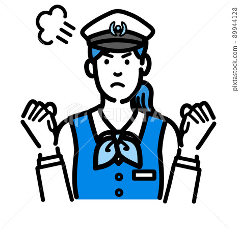 Angry driver woman Angry driver woman 89944128