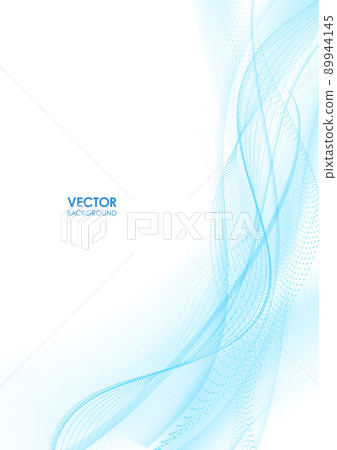 弧形背景矢量素材A4標準 89944145