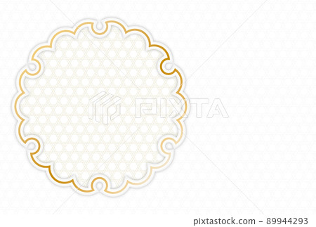 Card material: White and gold snow ring and basket pattern Card material: White and gold snow ring and basket pattern 89944293