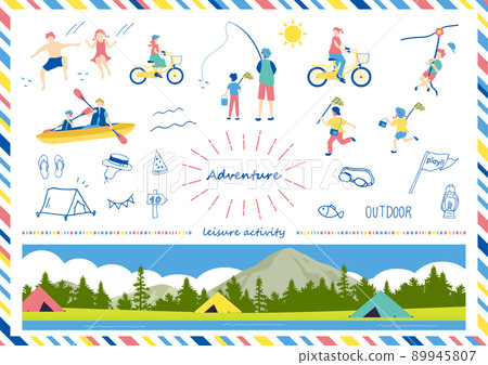 People who enjoy outdoor adventures 89945807