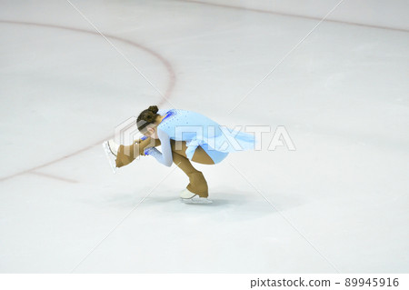 Girl figure skater Girl figure skater 89945916