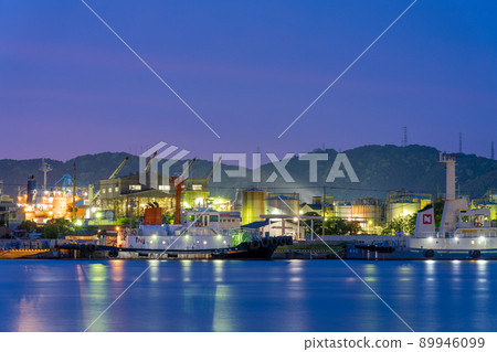 《山口縣》周南工廠夜景_來自晴海水上樂園 《山口縣》周南工廠夜景_來自晴海水上樂園 89946099