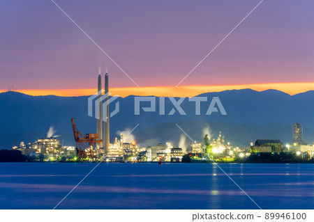 《Yamaguchi Prefecture》 Shunan Factory Night View_From Harumi Water Park 89946100
