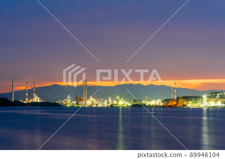 《Yamaguchi Prefecture》 Shunan Factory Night View_From Harumi Water Park 89946104