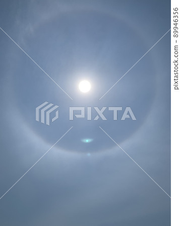 Corona around the sun 89946356