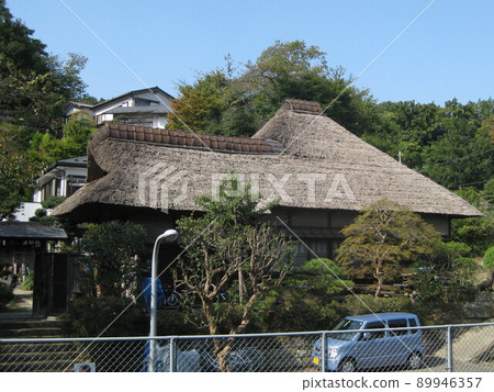 金澤八景站後 前圓通寺會堂 茅草屋頂 89946357