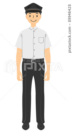 一名穿制服的男學生的插圖 一名穿制服的男學生的插圖 89946428