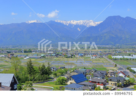 Azumino May Countryside and Northern Alps Azumino May Countryside and Northern Alps 89946791