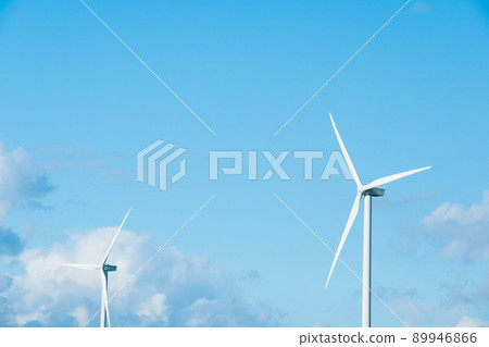 Two wind power propellers Two wind power propellers 89946866