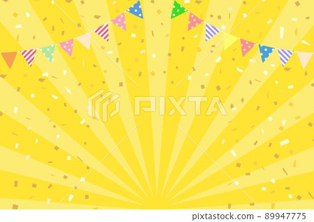 Sunburst Yellow Garland Confetti 89947775