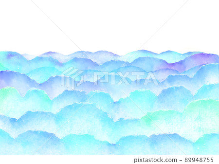 用水彩筆描繪大海 用水彩筆描繪大海 89948755
