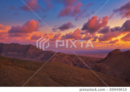 Beautiful evening view of Todgha Gorge 89949610