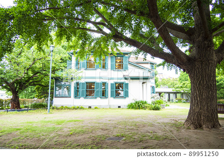 神奈川縣橫濱市中區山手外交官洋館洋溢著異國風情 89951250