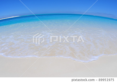 The beautiful sea of New Caledonia seen with a fisheye lens The beautiful sea of New Caledonia seen with a fisheye lens 89951975