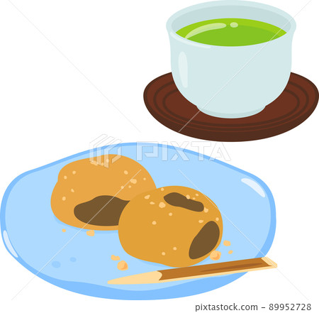 芥末麻糬和綠茶 芥末麻糬和綠茶 89952728