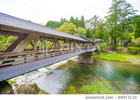 Miyuki Bridge in Yusuhara Town, Ehime Prefecture 89953210