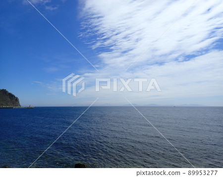 View of Kunashir Island from Rausu, Shiretoko 89953277