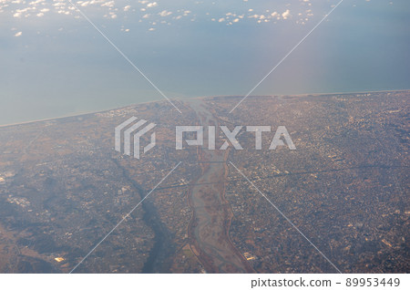 Southern Japan from the air 89953449