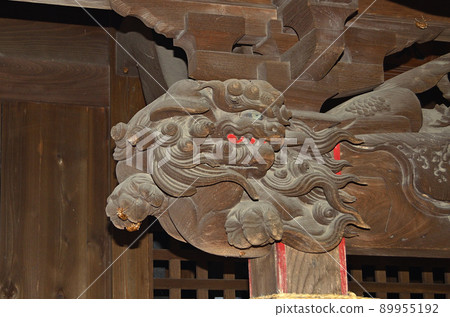 埼玉縣本城市手修社神社的Komainu 89955192