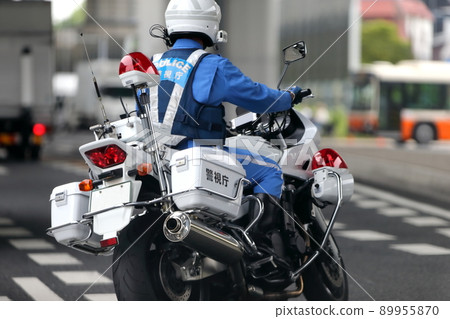 警察摩托車巡邏圖片 89955870