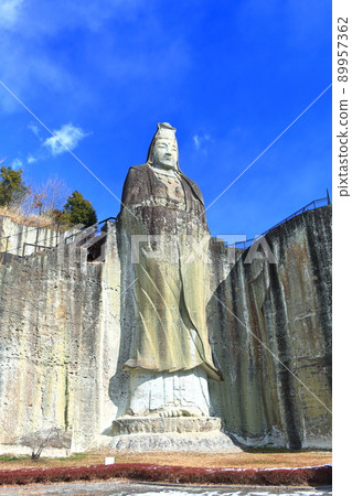 [栃木縣]晴空下的和平觀音（大谷寺） 89957362