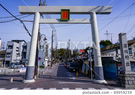 Fukagawa Shrine (Seto City, Aichi Prefecture), which has a long history and was built in 771 AD Fukagawa Shrine (Seto City, Aichi Prefecture), which has a long history and was built in 771 AD 89959239