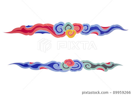 Dancheong pattern, Korean traditional pattern,... - Stock Illustration ...