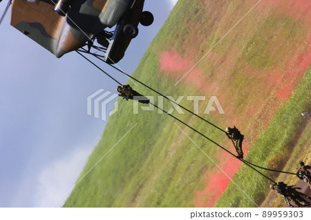 陸上自衛隊隊員下降繩 89959303